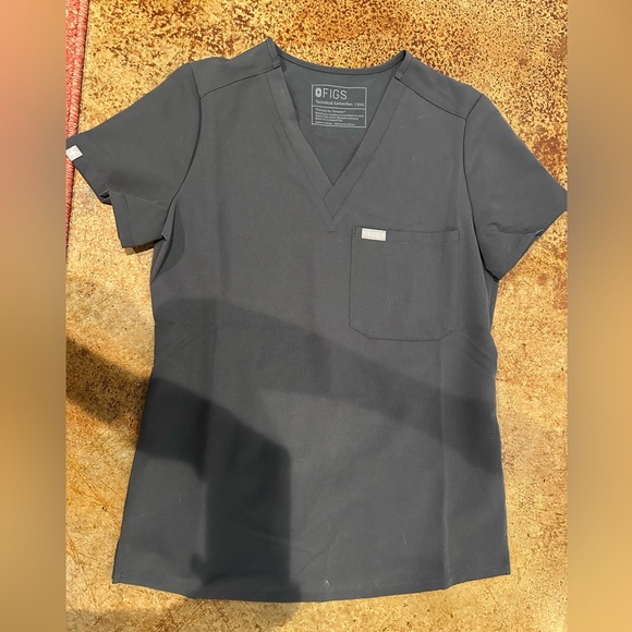 Figs charcoal Scrub Top XXS brand new - Picture 2 of 2